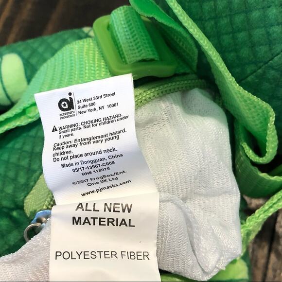 Disney PJ Masks Gekko Large Plush Backpack Toy Kids Stuffed Animal Play Green - Picture 4 of 8